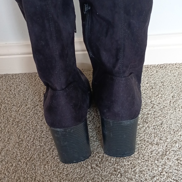 Revamped by Sirens Black Over-the-Knee Boots ❤️ - Picture 5 of 7